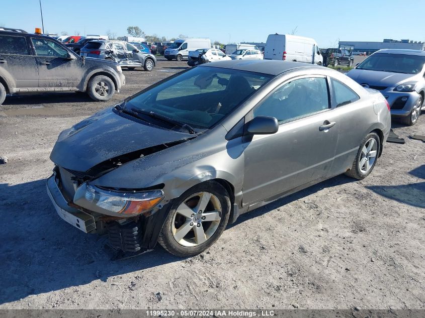 2008 Honda Civic Cpe VIN: 2HGFG12628H009675 Lot: 11995230