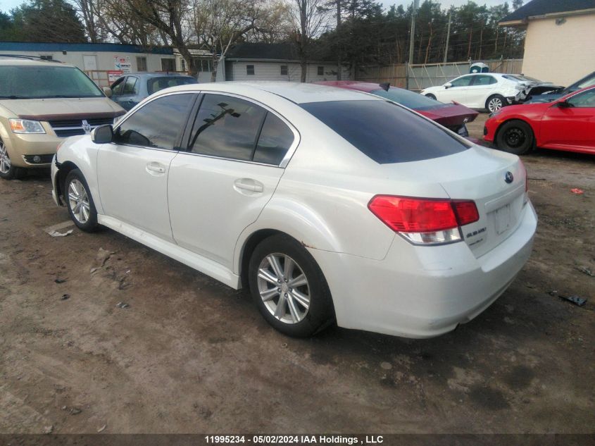 2012 Subaru Legacy 2.5I Premium VIN: 4S3BMGB64C3027809 Lot: 11995234