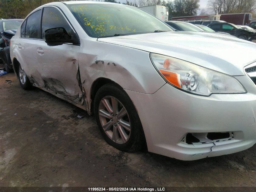 2012 Subaru Legacy 2.5I Premium VIN: 4S3BMGB64C3027809 Lot: 11995234