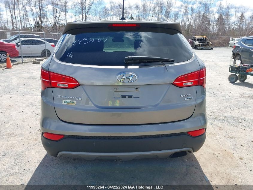 2016 Hyundai Santa Fe Sport VIN: 5XYZUDLB6GG369840 Lot: 11995264