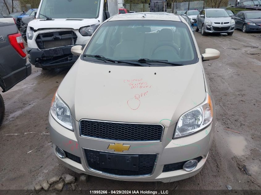 2010 Chevrolet Aveo VIN: 3G1TC6DE8AL135365 Lot: 11995266