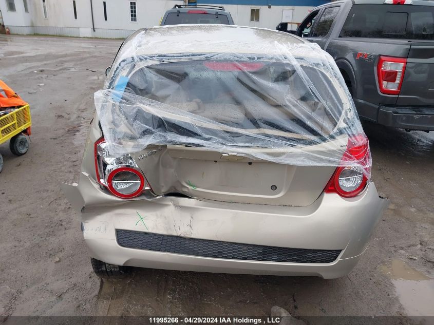 2010 Chevrolet Aveo VIN: 3G1TC6DE8AL135365 Lot: 11995266