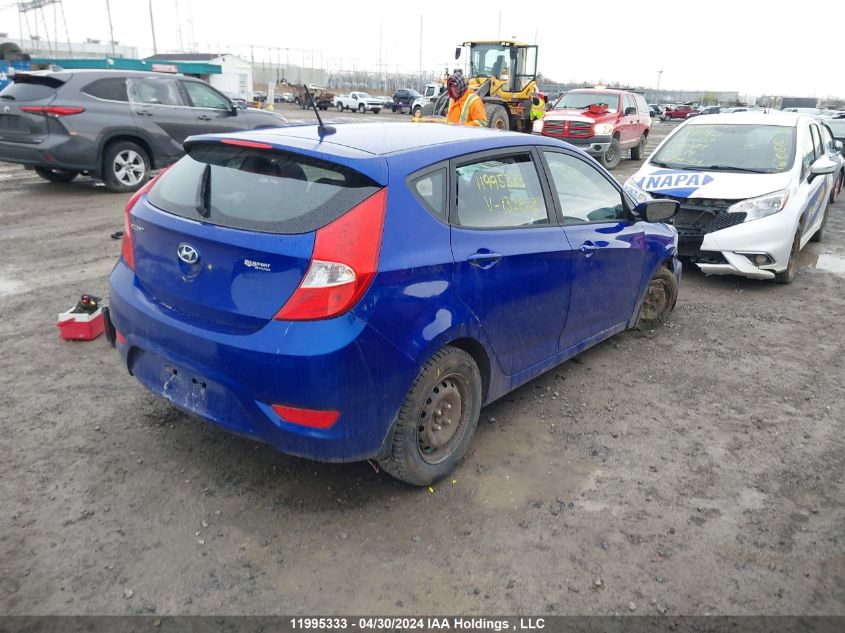 2013 Hyundai Accent VIN: KMHCT5AE3DU132823 Lot: 11995333