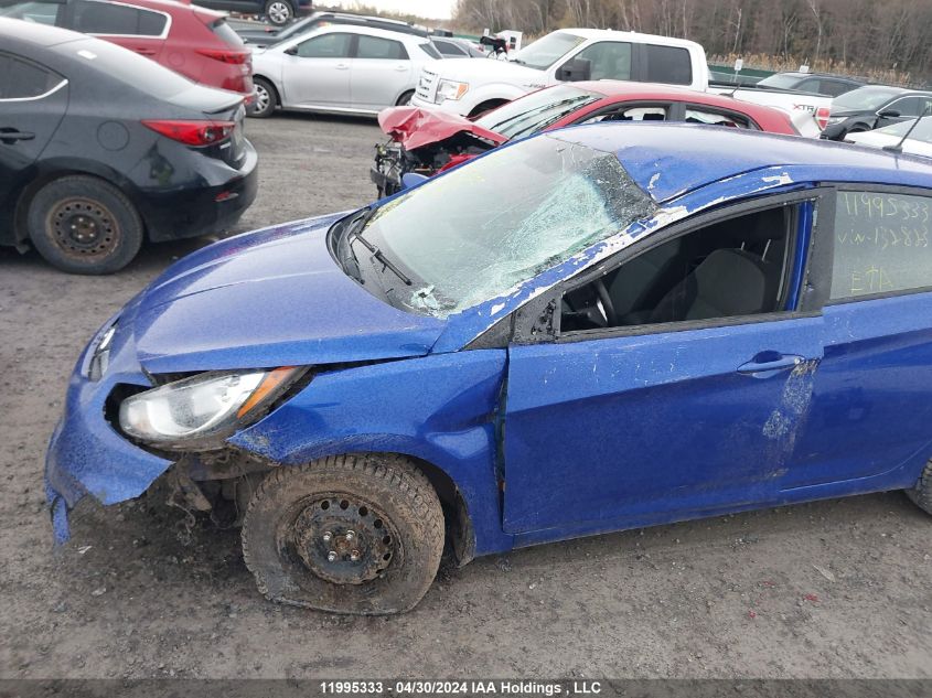 2013 Hyundai Accent VIN: KMHCT5AE3DU132823 Lot: 11995333