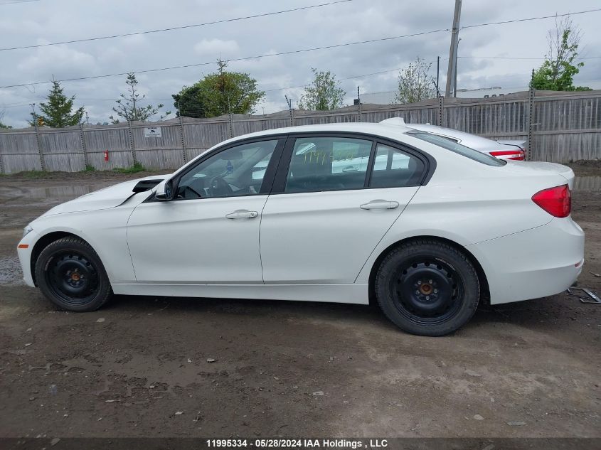 2014 BMW 3 Series VIN: WBA3C3C5XEK200096 Lot: 11995334