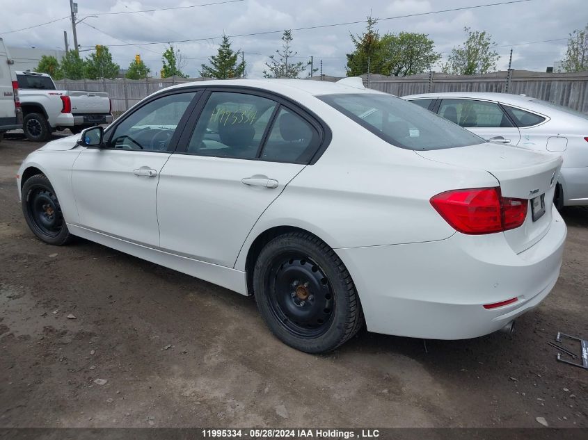 2014 BMW 3 Series VIN: WBA3C3C5XEK200096 Lot: 11995334