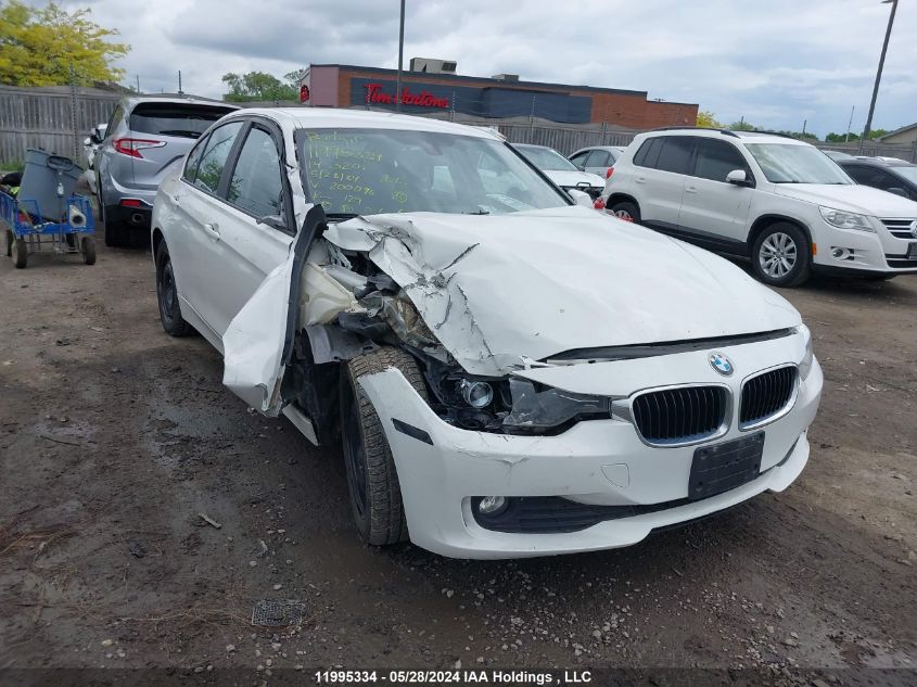 2014 BMW 3 Series VIN: WBA3C3C5XEK200096 Lot: 11995334