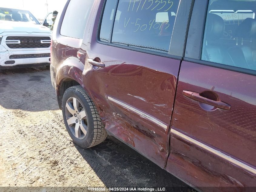 2013 Honda Pilot Touring VIN: 5FNYF4H93DB504013 Lot: 11995355