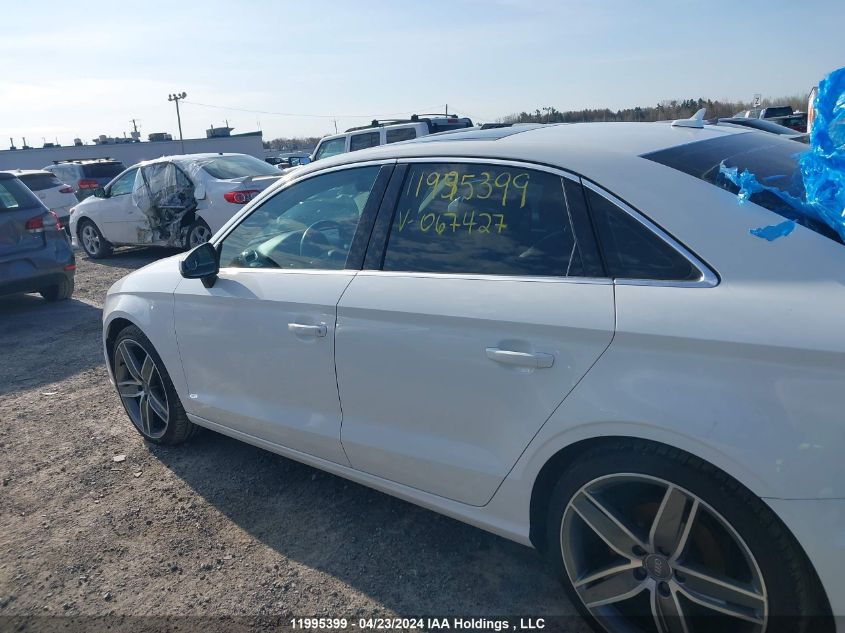 2018 Audi A3 VIN: WAUAUGFF9J1067427 Lot: 11995399