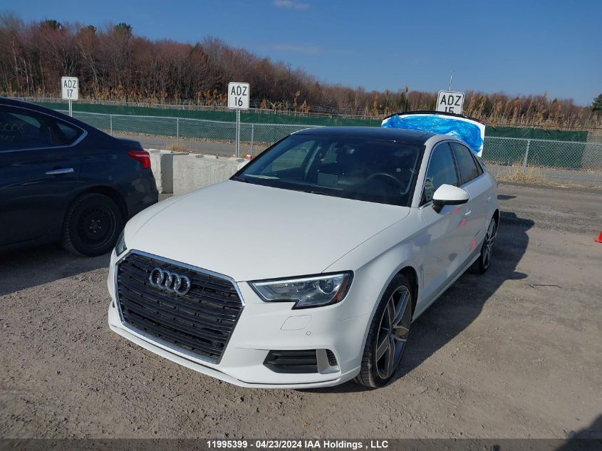 2018 Audi A3 VIN: WAUAUGFF9J1067427 Lot: 11995399