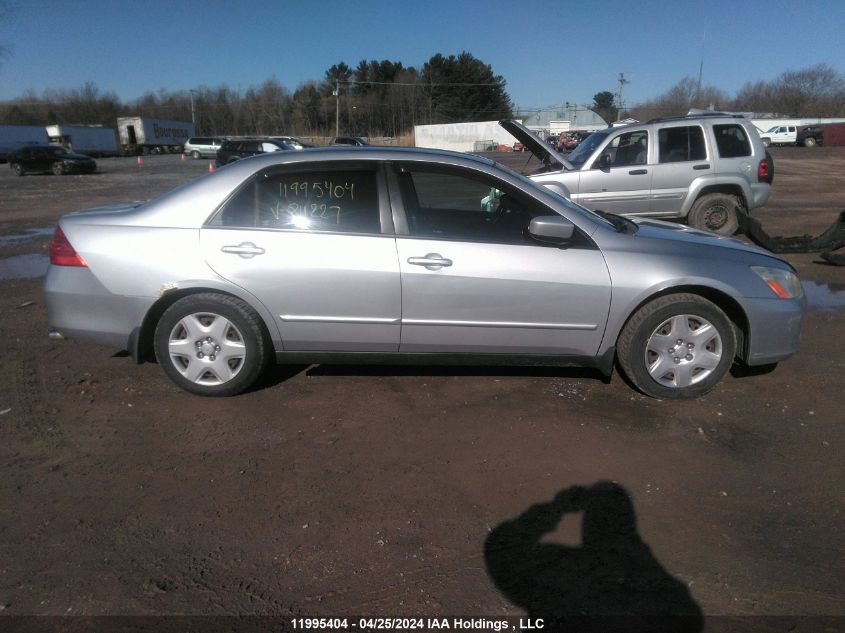 2007 Honda Accord Value VIN: 1HGCM561X7A811227 Lot: 11995404