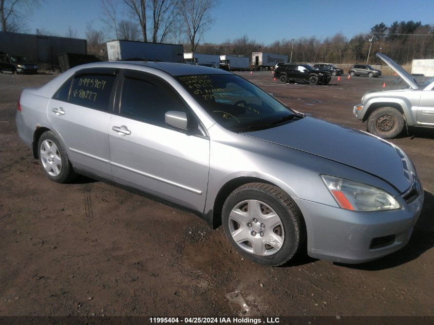 2007 Honda Accord Value VIN: 1HGCM561X7A811227 Lot: 11995404