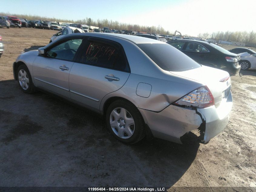 2007 Honda Accord Value VIN: 1HGCM561X7A811227 Lot: 11995404