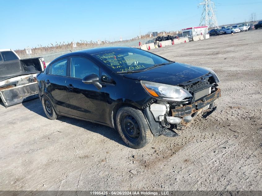 2014 Kia Rio VIN: KNADN4A34E6378455 Lot: 11995425