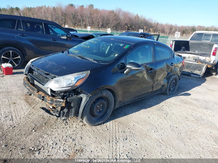 2014 Kia Rio VIN: KNADN4A34E6378455 Lot: 11995425