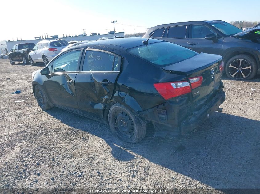 2014 Kia Rio VIN: KNADN4A34E6378455 Lot: 11995425