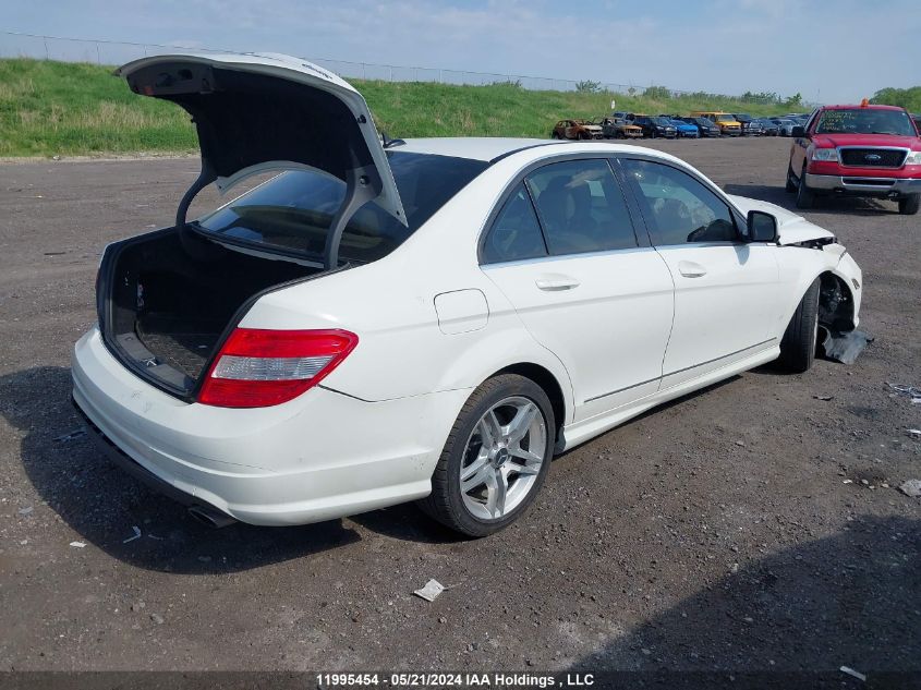 2009 Mercedes-Benz C-Class VIN: WDDGF81X49R059929 Lot: 11995454