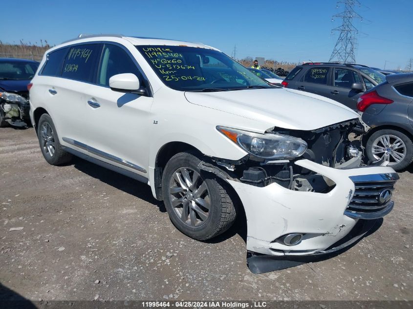 2014 Infiniti Qx60 VIN: 5N1AL0MM5EC513674 Lot: 11995464