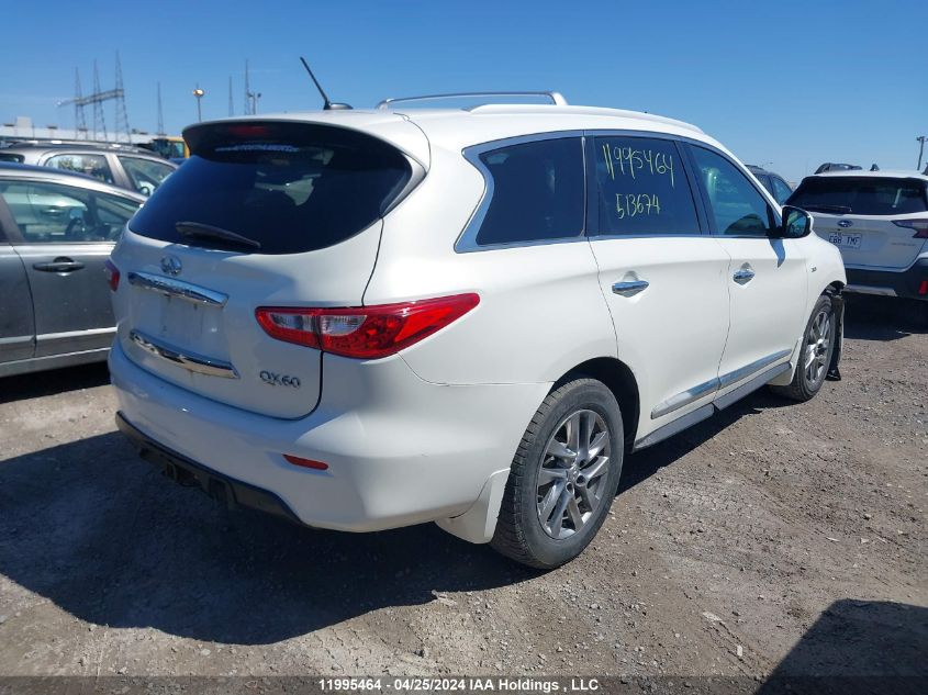 2014 Infiniti Qx60 VIN: 5N1AL0MM5EC513674 Lot: 11995464