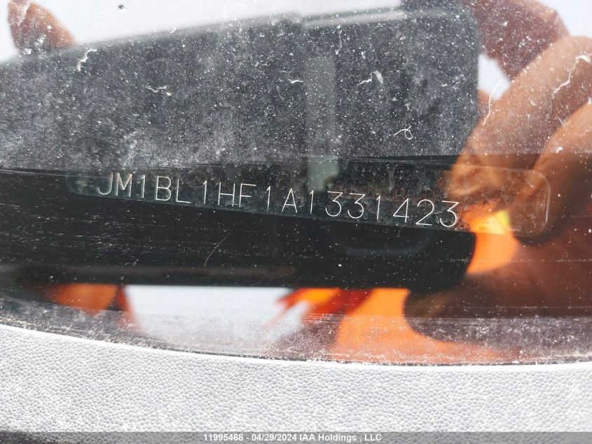2010 Mazda Mazda3 VIN: JM1BL1HF1A1331423 Lot: 11995468