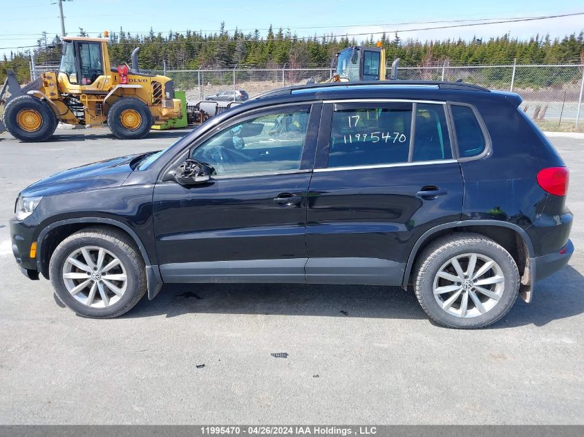 2017 Volkswagen Tiguan VIN: WVGNV7AX0HW504080 Lot: 11995470