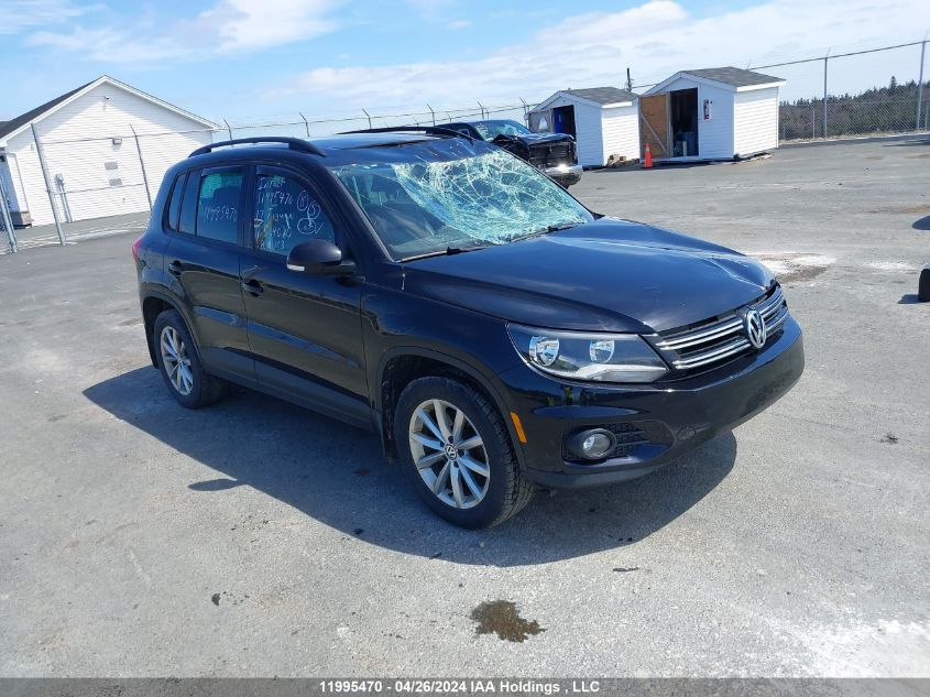 2017 Volkswagen Tiguan VIN: WVGNV7AX0HW504080 Lot: 11995470