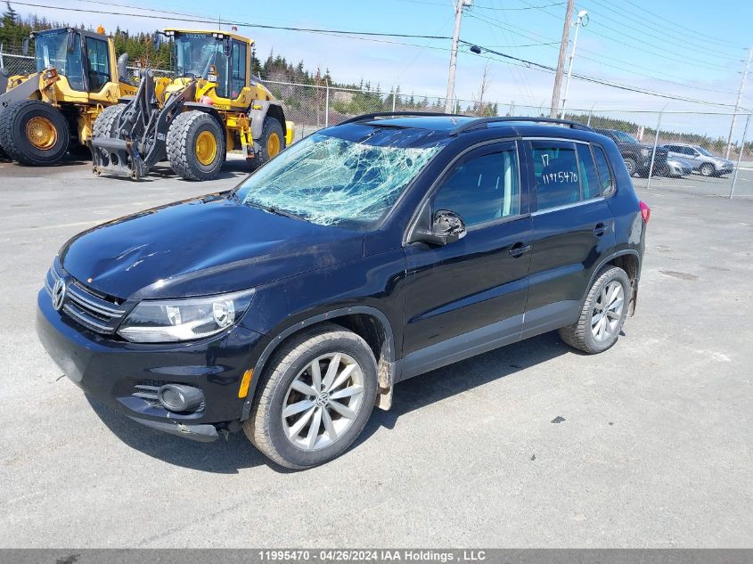 2017 Volkswagen Tiguan VIN: WVGNV7AX0HW504080 Lot: 11995470