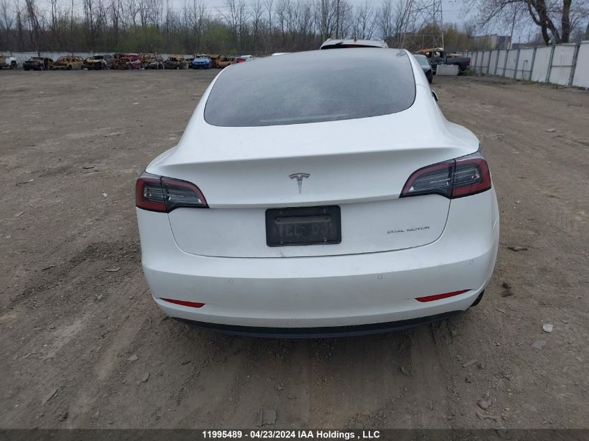 2022 Tesla Model 3 VIN: 5YJ3E1EBXNF127992 Lot: 11995489