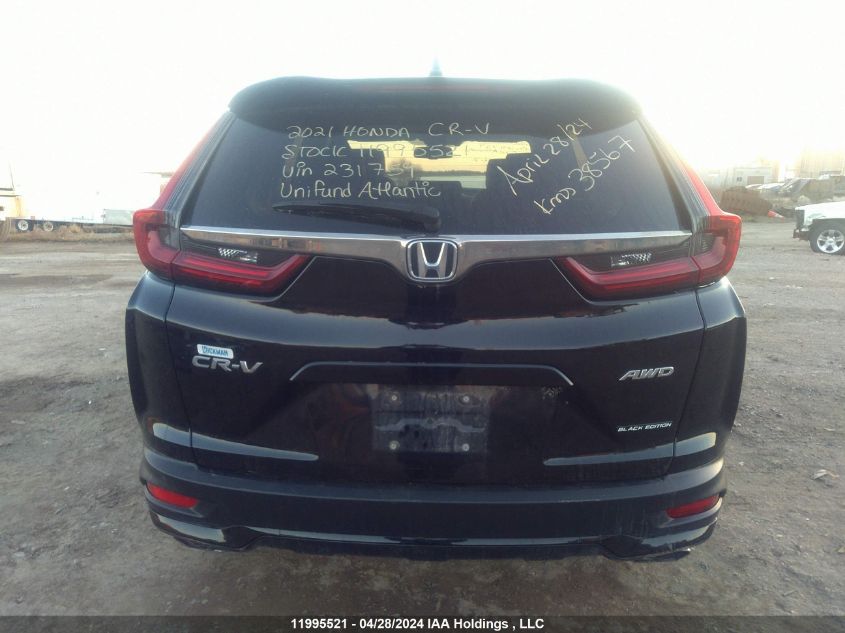 2021 Honda Cr-V VIN: 2HKRW2H91MH231759 Lot: 11995521
