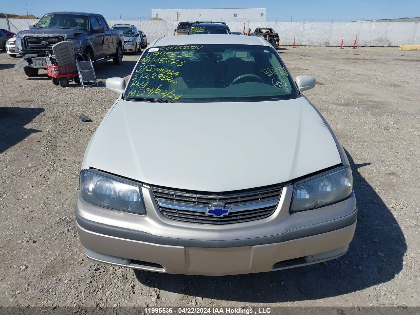 2004 Chevrolet Impala VIN: 2G1WF52EX49145663 Lot: 11995536