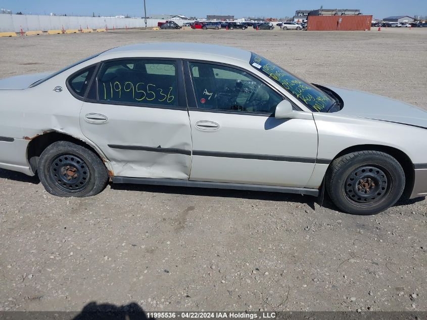 2004 Chevrolet Impala VIN: 2G1WF52EX49145663 Lot: 11995536