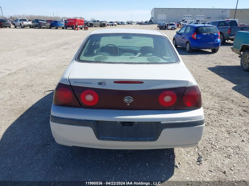 2004 Chevrolet Impala VIN: 2G1WF52EX49145663 Lot: 11995536