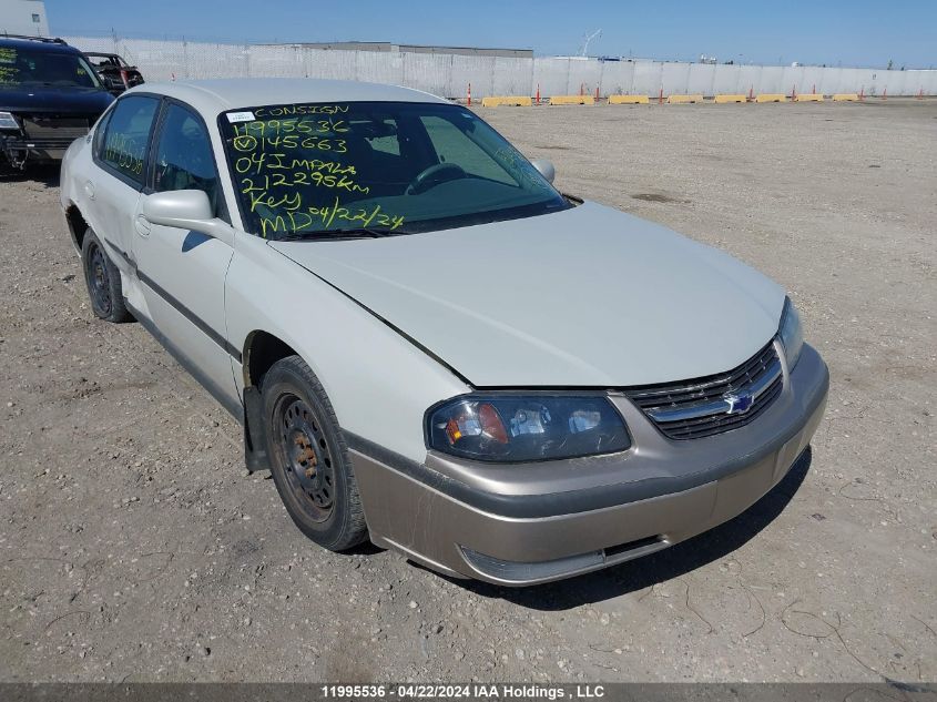 2004 Chevrolet Impala VIN: 2G1WF52EX49145663 Lot: 11995536