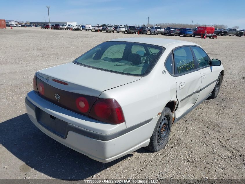 2004 Chevrolet Impala VIN: 2G1WF52EX49145663 Lot: 11995536