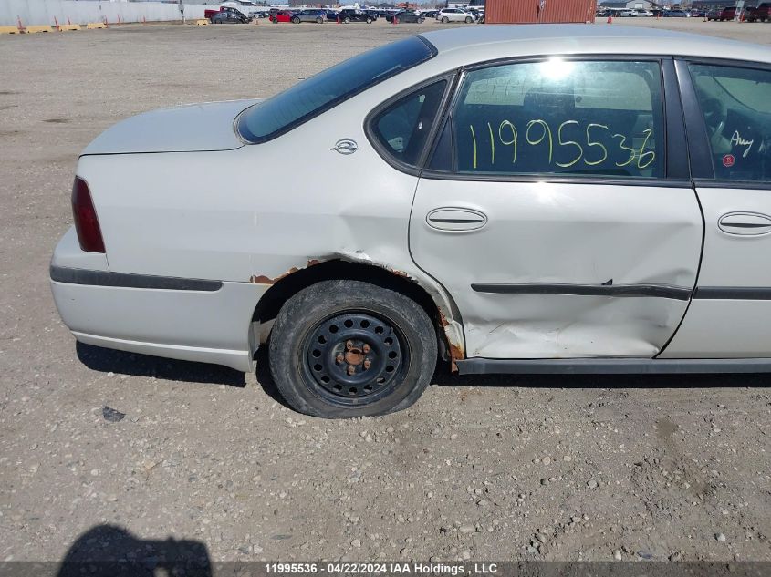 2004 Chevrolet Impala VIN: 2G1WF52EX49145663 Lot: 11995536