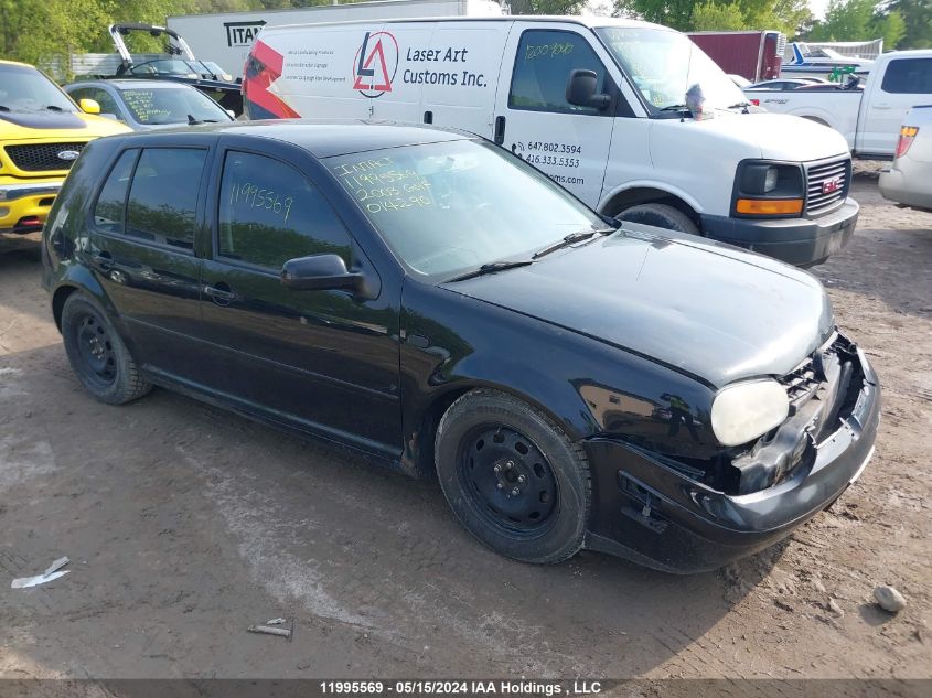 2003 Volkswagen Golf VIN: 9BWEK21J734014290 Lot: 11995569