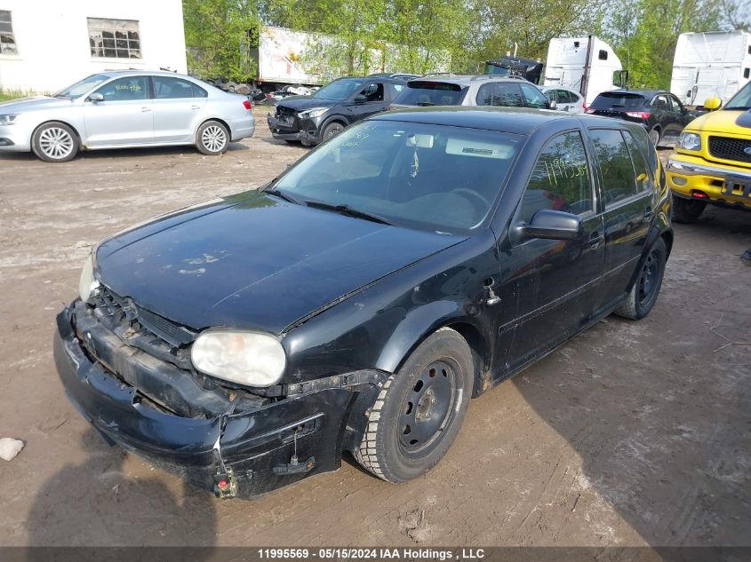 2003 Volkswagen Golf VIN: 9BWEK21J734014290 Lot: 11995569