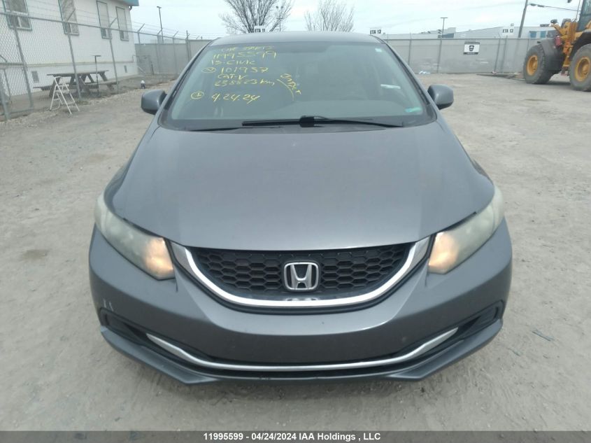 2013 Honda Civic Lx VIN: 2HGFB2F42DH101957 Lot: 11995599