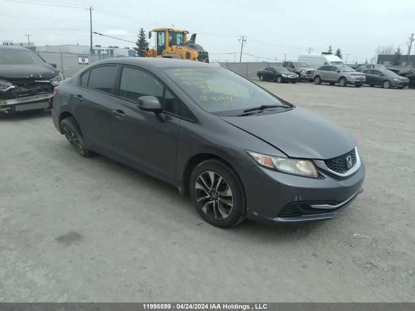 2013 Honda Civic Lx VIN: 2HGFB2F42DH101957 Lot: 11995599