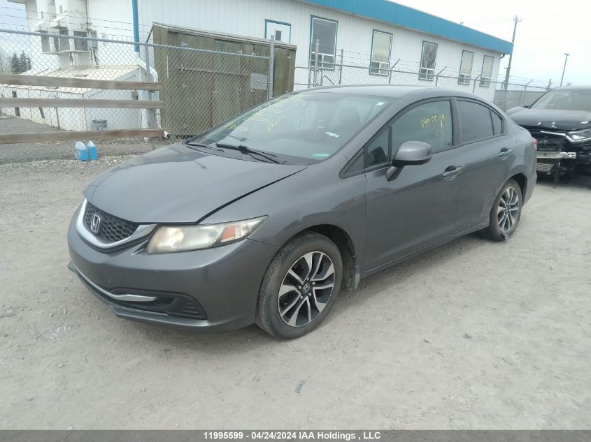 2013 Honda Civic Lx VIN: 2HGFB2F42DH101957 Lot: 11995599