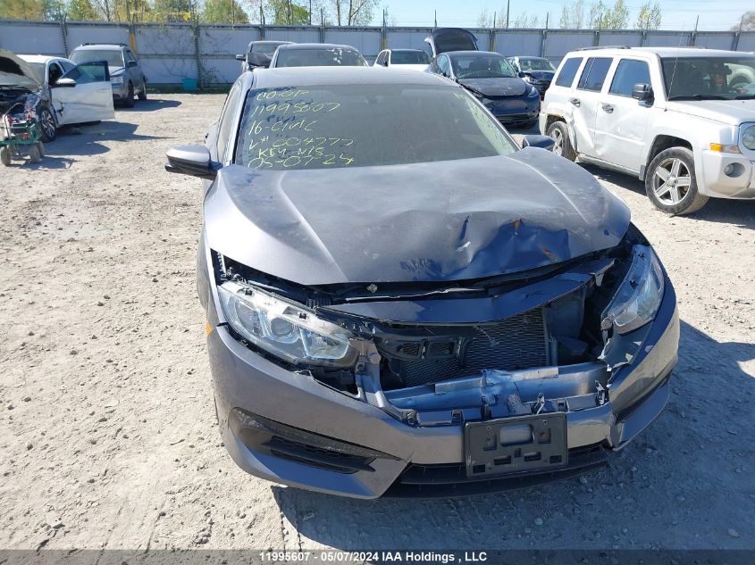 2016 Honda Civic Sedan VIN: 2HGFC2F73GH004777 Lot: 11995607