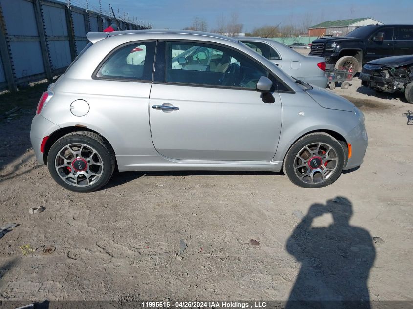 2014 Fiat 500 Sport VIN: 3C3CFFBR9ET194665 Lot: 11995615