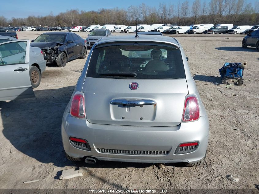 2014 Fiat 500 Sport VIN: 3C3CFFBR9ET194665 Lot: 11995615