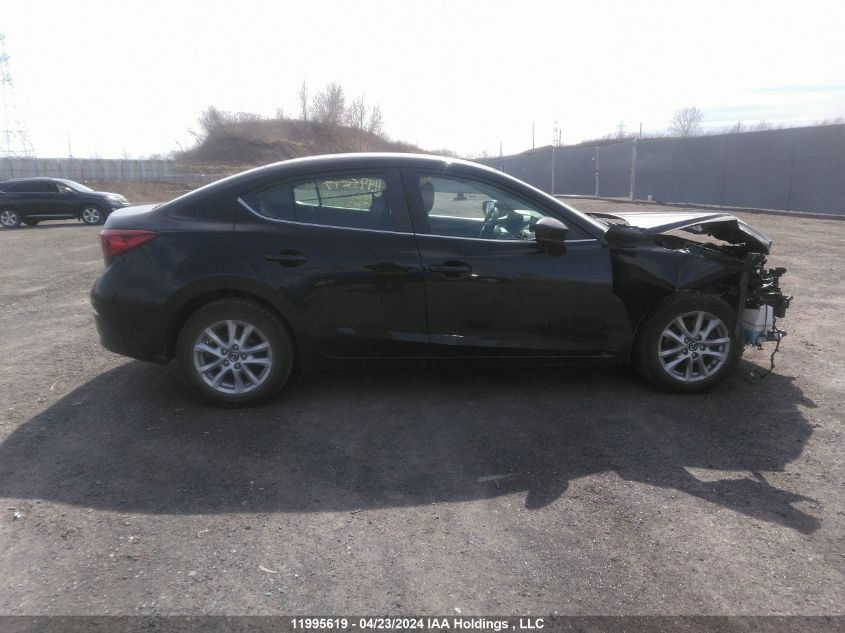 2017 Mazda 3 Touring VIN: 3MZBN1V74HM139463 Lot: 11995619