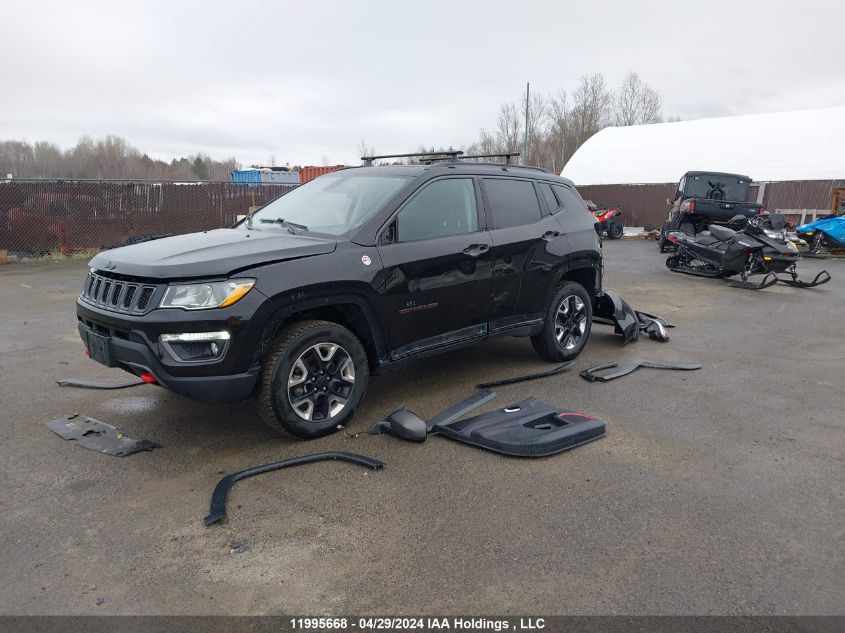 2018 Jeep Compass Trailhawk VIN: 3C4NJDDB3JT345775 Lot: 11995668