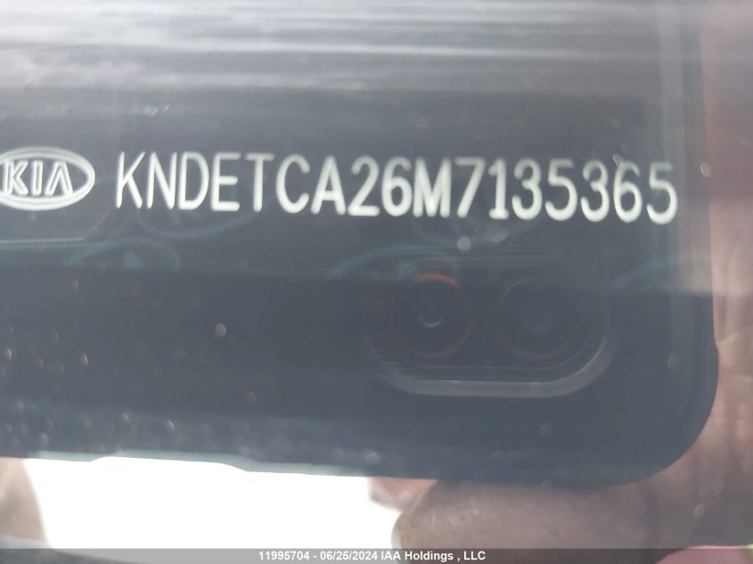 2021 Kia Seltos Sx VIN: KNDETCA26M7135365 Lot: 11995704