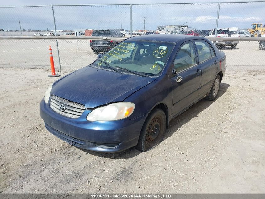 2003 Toyota Corolla Ce/Le/Sport VIN: 2T1BR32E23C738868 Lot: 11995709