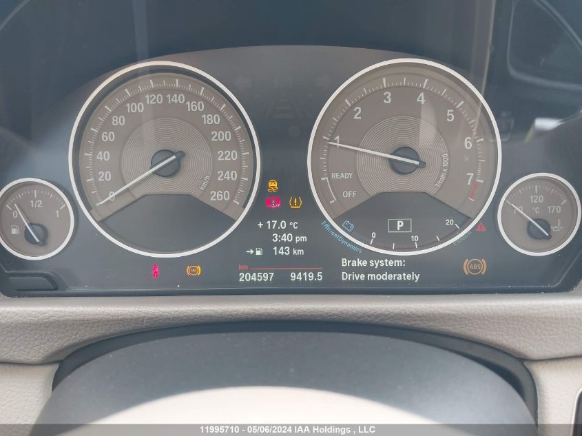 2013 BMW 3 Series VIN: WBA3B3C51DF535435 Lot: 11995710