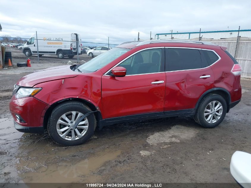 2015 Nissan Rogue S/Sl/Sv VIN: 5N1AT2MV5FC862159 Lot: 11995724