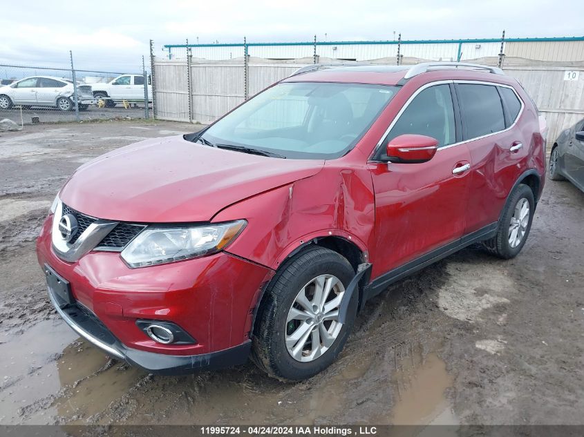 2015 Nissan Rogue S/Sl/Sv VIN: 5N1AT2MV5FC862159 Lot: 11995724